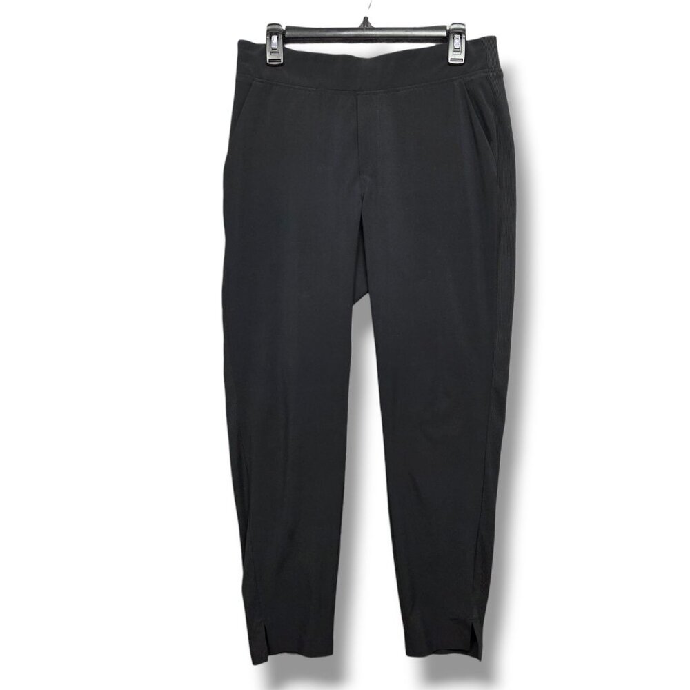 Athleta Brooklyn Mid Rise Ankle‎ Pant Womens 8 Black Travel UPF 50